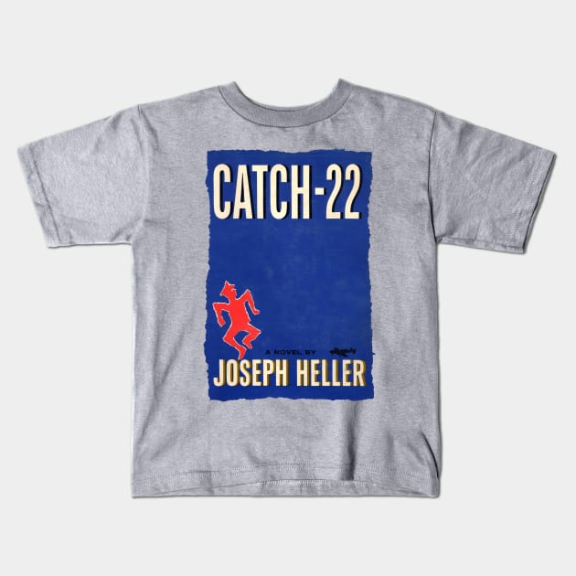 Catch 22 by Joseph Heller - Book Cover Kids T-Shirt by SpartanCell